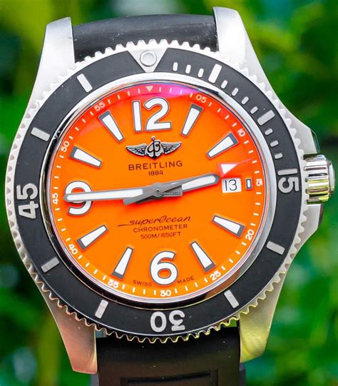 breitling superocean 42 orange|breitling superocean 42 for sale.